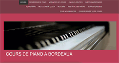 Desktop Screenshot of cours-piano-bordeaux.com