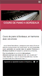Mobile Screenshot of cours-piano-bordeaux.com